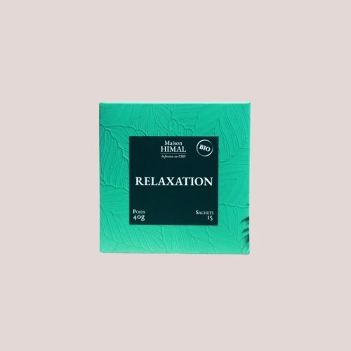 Tisane bio CBD - Relaxation - Maison Himal - Produit CBD sur Le Marché du CBD