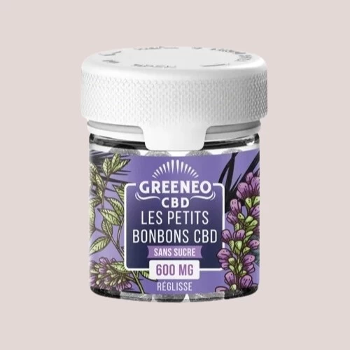 Bonbons CBD - Réglisse - 600mg (28 unités) - Produit CBD sur Le Marché du CBD