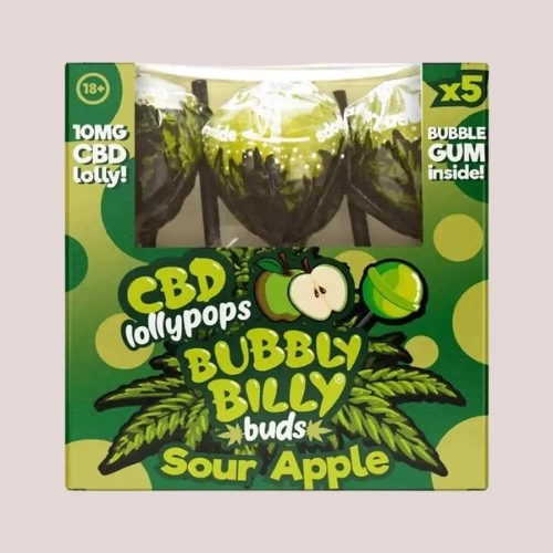 Sucettes CBD - Pomme - 5 pièces - Produit CBD sur Le Marché du CBD